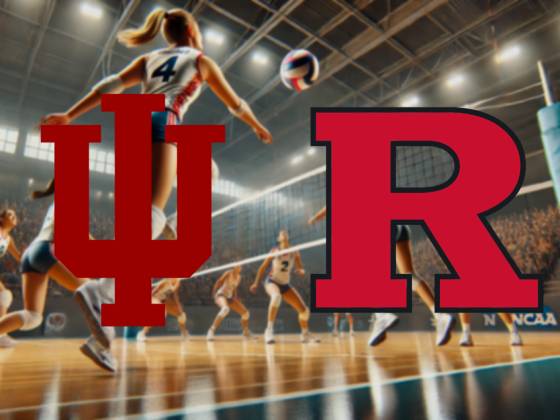 Indiana Hoosiers at Rutgers Scarlet Knights Women's Volleyball